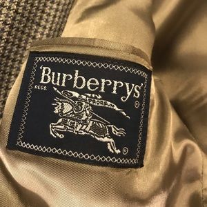 Burberry Houndstooth Suit Jacket